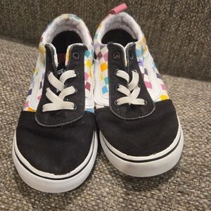 Vans Kids Colorful‎ Checkered Sneakers 9T